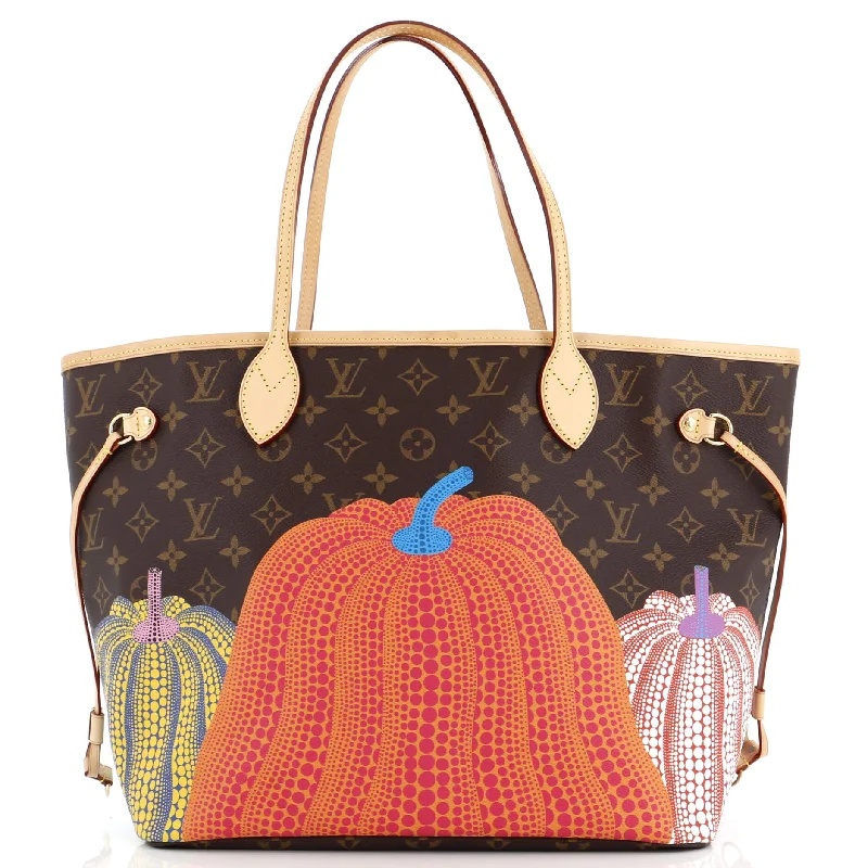 Neverfull NM Tote Yayoi Kusama Pumpkins Monogram Canvas MM