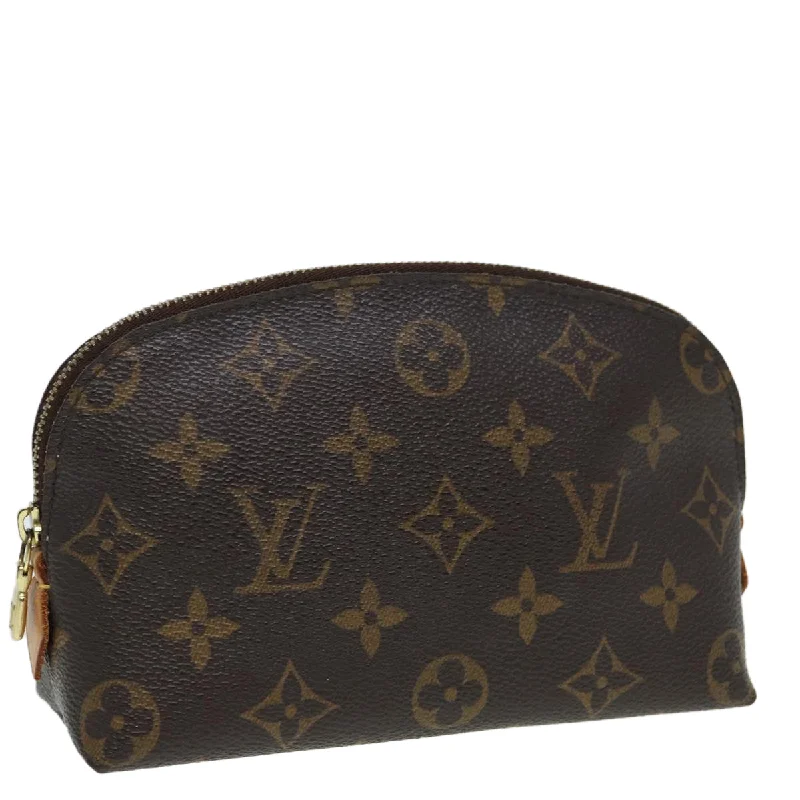 LOUIS VUITTON Monogram Pochette Cosmetic PM Cosmetic Pouch M47515 LV Auth 87214