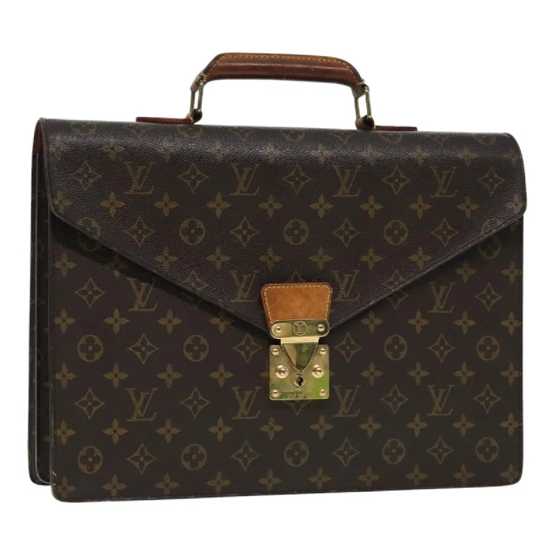 LOUIS VUITTON Monogram Serviette Conseiller Briefcase M53331 LV Auth 84493