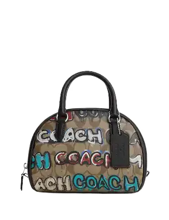 Coach Coach X Mint + Serf Sydney Satchel In Signature Canvas