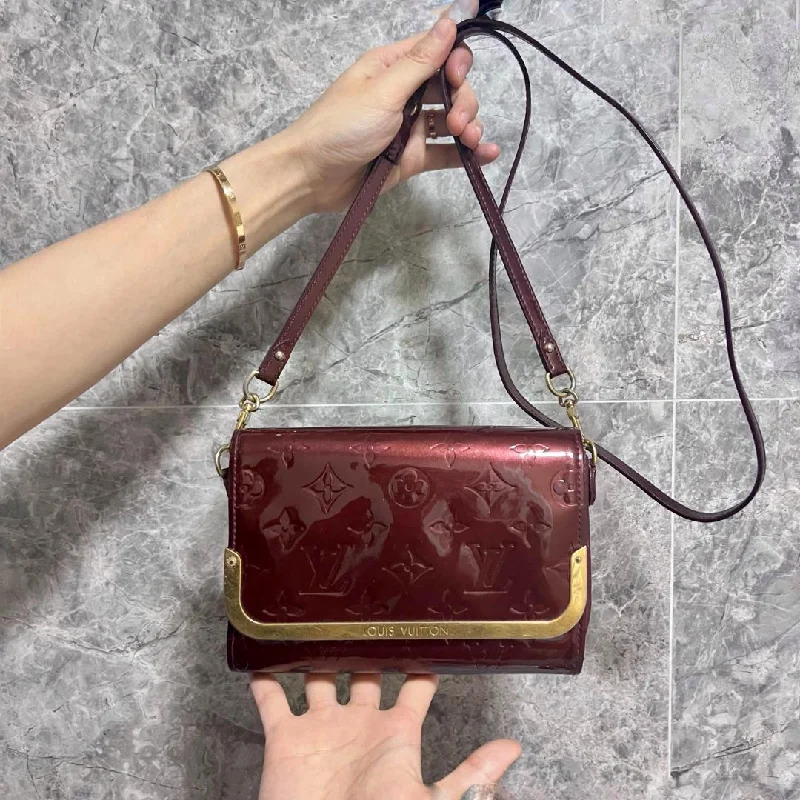 LV Vintage Crossbody Patent Leather Bag