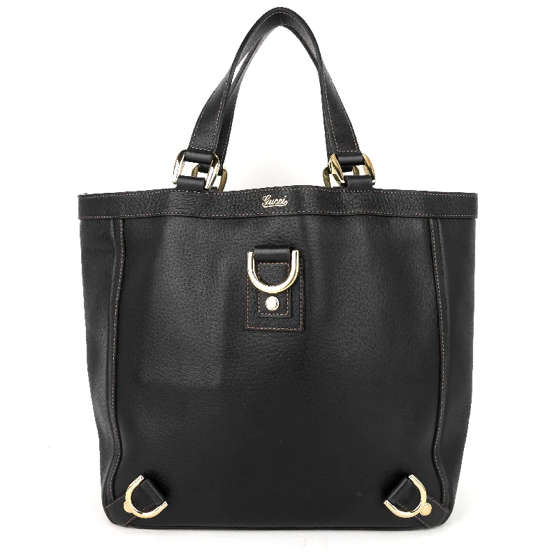 Abbey D-Ring Leather Tote Bag