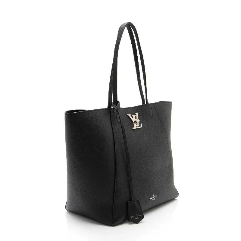 Louis Vuitton Calfskin Lockme Cabas Tote (7iUW7Z)