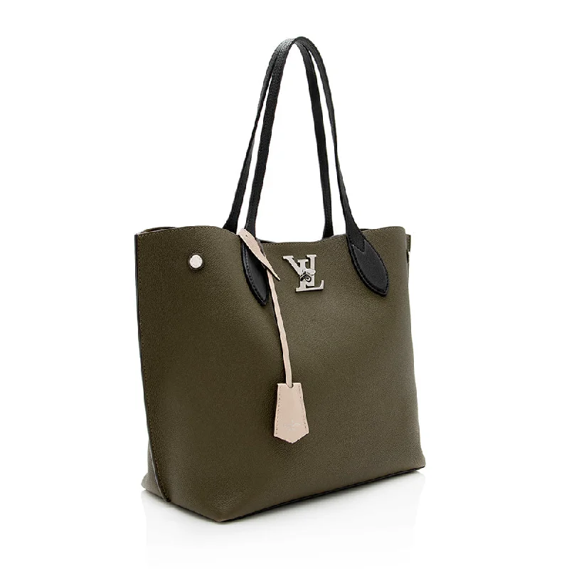 Louis Vuitton Calfskin Lockme Go Tote (21691)