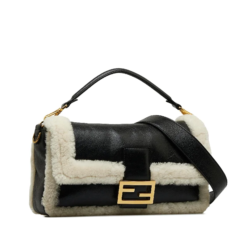 Fendi Large Shearling Baguette (SHG-Rdq63a)