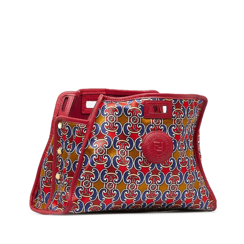 Fendi Royale Print Stamp Patch Runaway Handbag (SHG-ssvDBS)