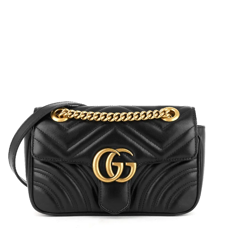 Marmont Mini Matelassé Leather Shoulder Bag