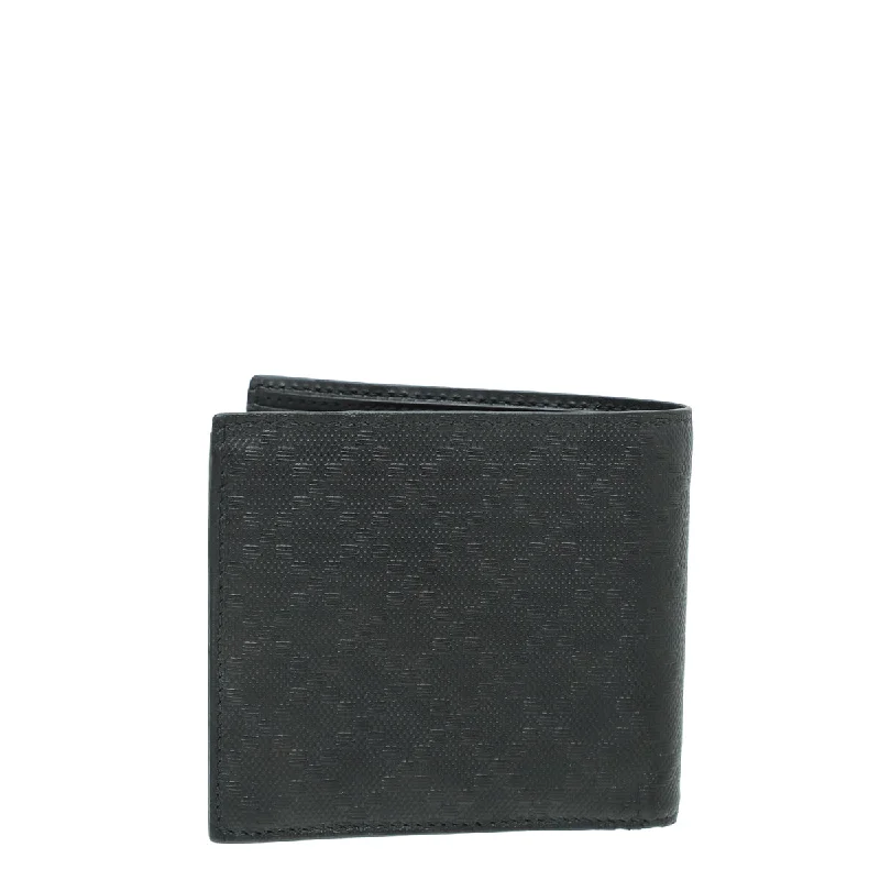 Gucci Black Diamante Bi-Fold Wallet