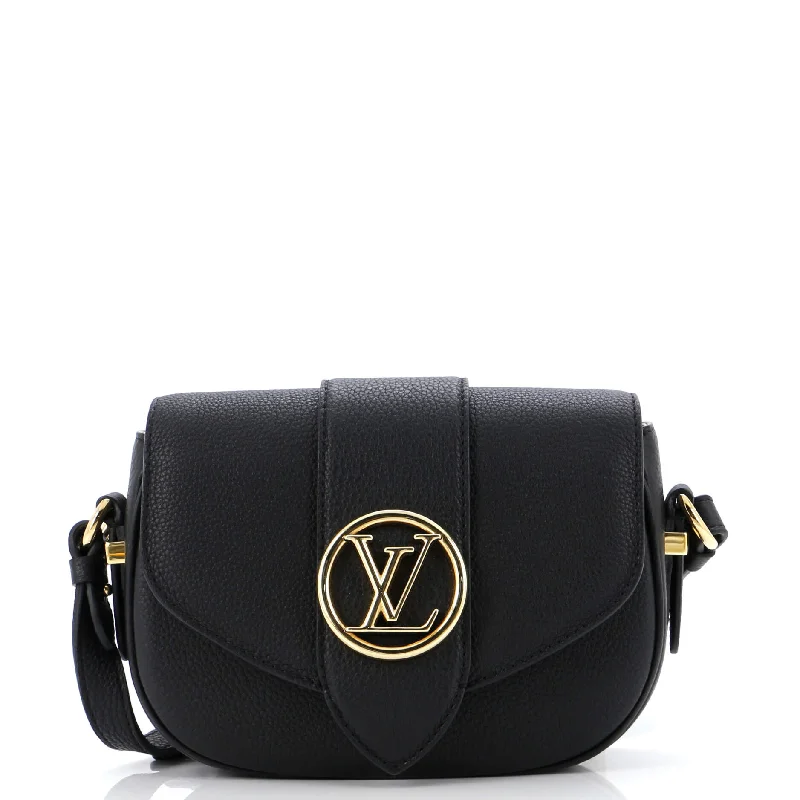 LV Pont 9 Soft Bag Leather PM