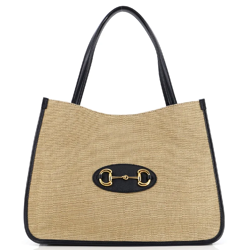 Horsebit 1955 Tote Canvas and Leather Medium