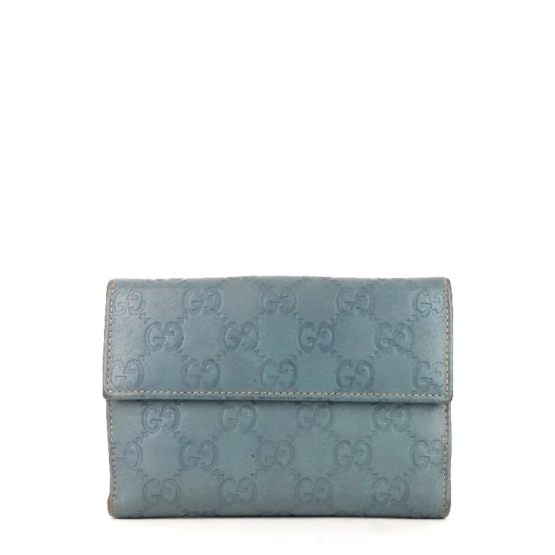 Guccissima Leather Bifold Snap Wallet