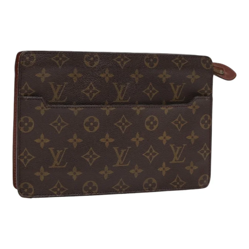 LOUIS VUITTON Monogram Pochette Homme Clutch Bag M51795 LV Auth 87294