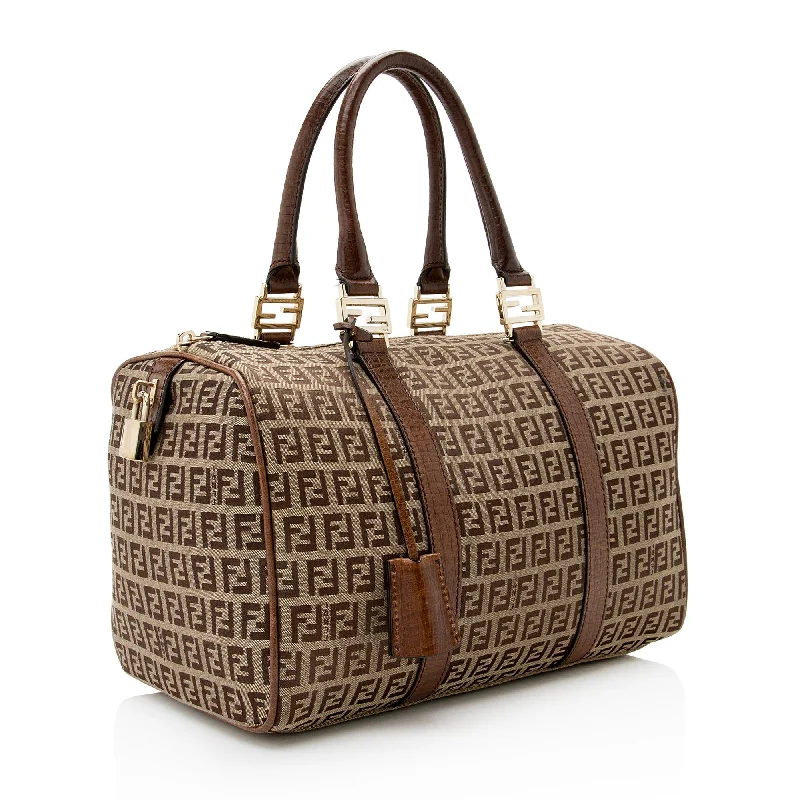 Fendi Zucchino Forever Boston Bag (SHF-22847)