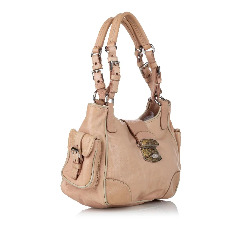 Prada Leather Shoulder Bag 33779