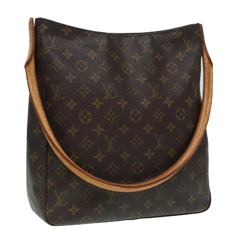 LOUIS VUITTON Monogram Looping GM Shoulder Bag M51145 LV Auth 87587