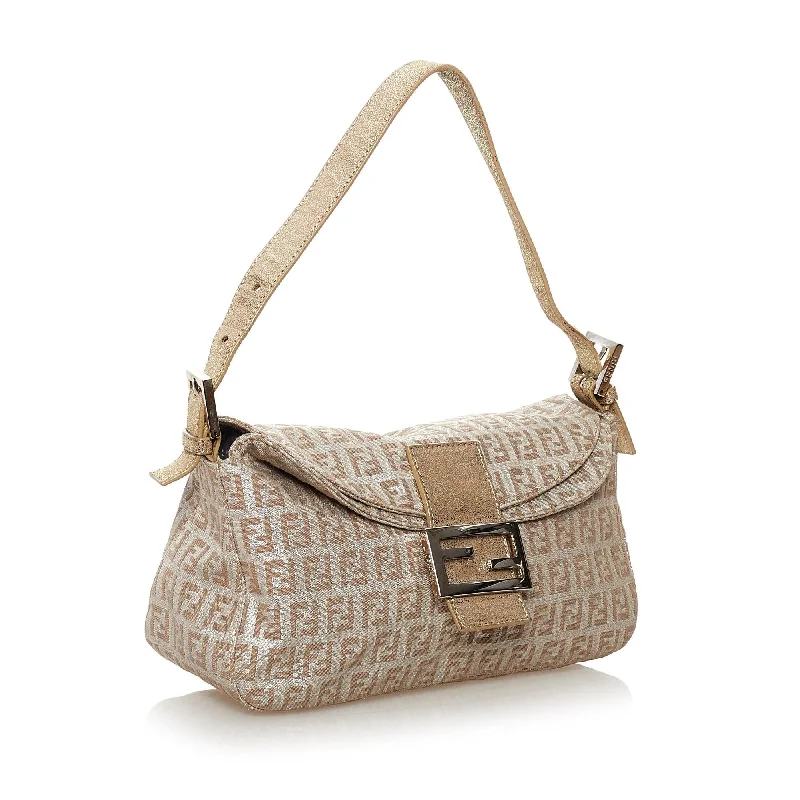 Fendi Zucchino Canvas Baguette (SHG-32750)