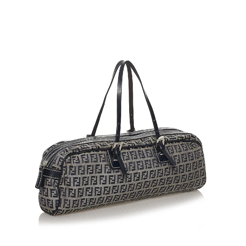 Fendi Zucchino Canvas Handbag (SHG-33440)