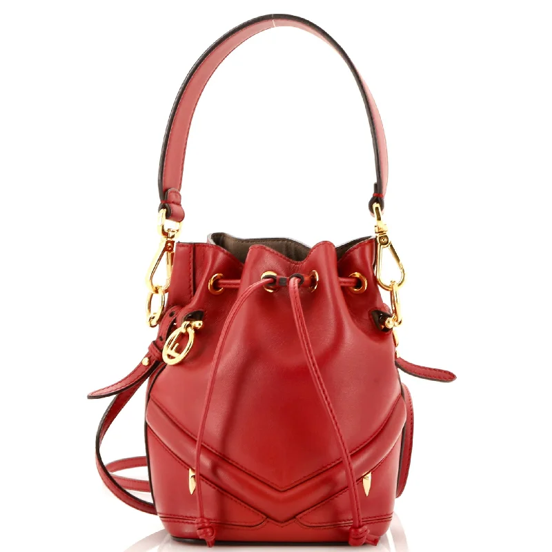 Monster Mon Tresor Bucket Bag Leather Mini