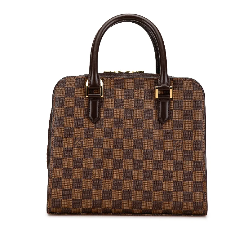 Brown Louis Vuitton Damier Ebene Triana Handbag