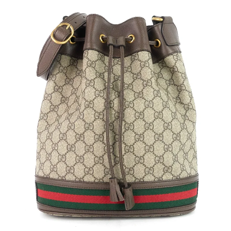 Ophidia GG Supreme Canvas Bucket Bag