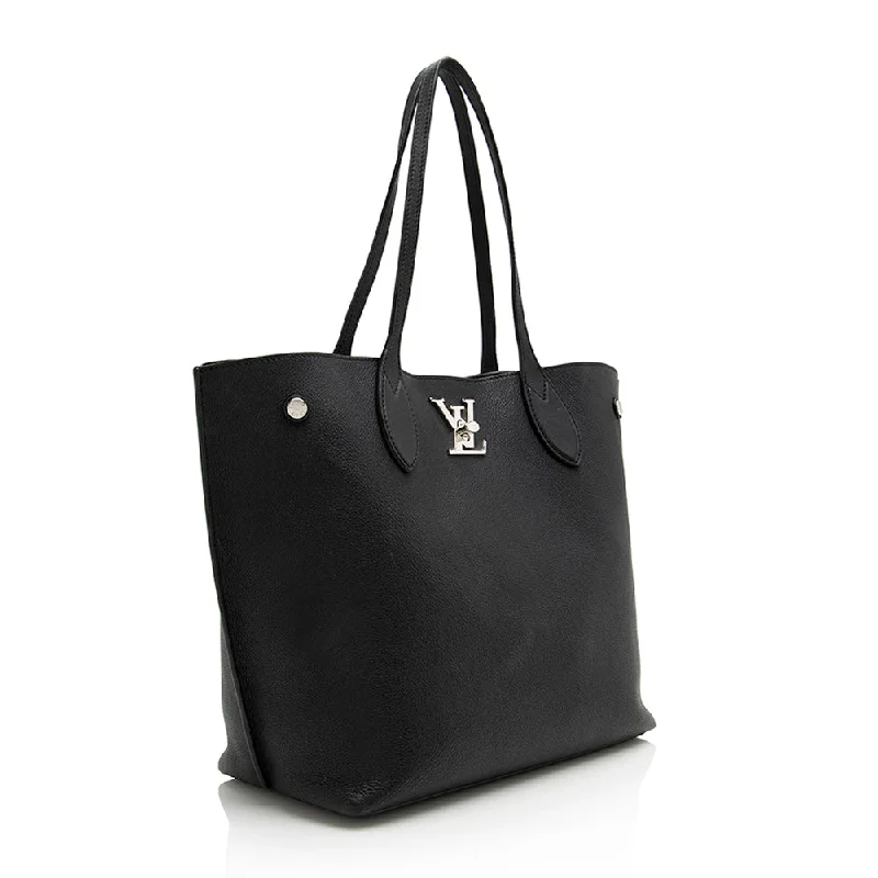 Louis Vuitton Calfskin Lockme Go Tote (22923)