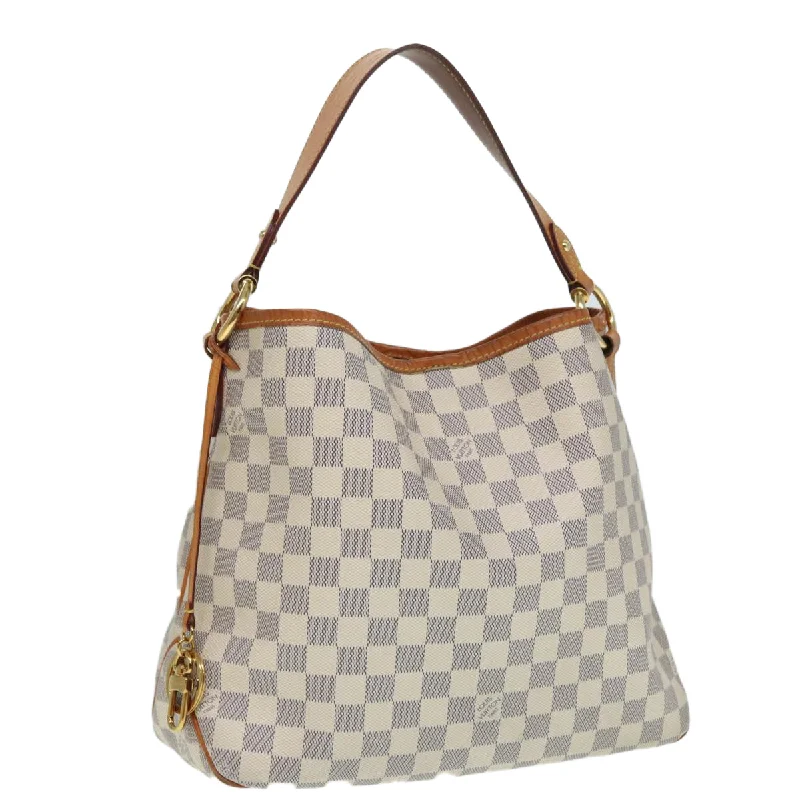 LOUIS VUITTON Damier Azur Delightful PM Shoulder Bag N41447 LV Auth 86589