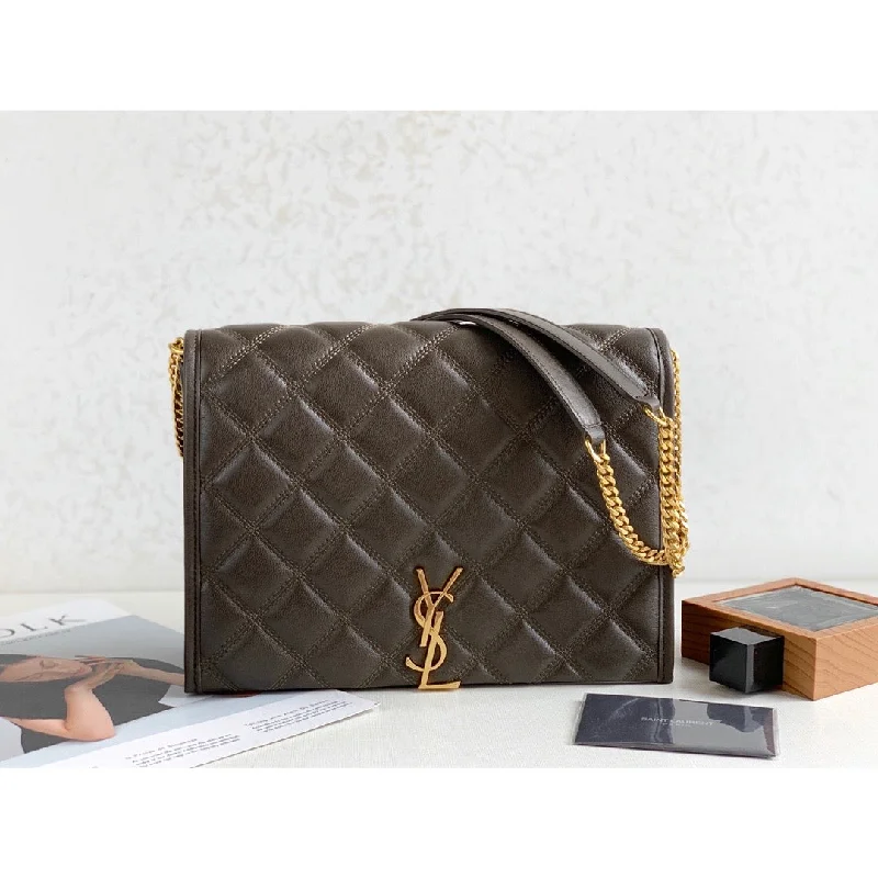 Yves Saint Laurent Becky Small Shoulder Bag Brown