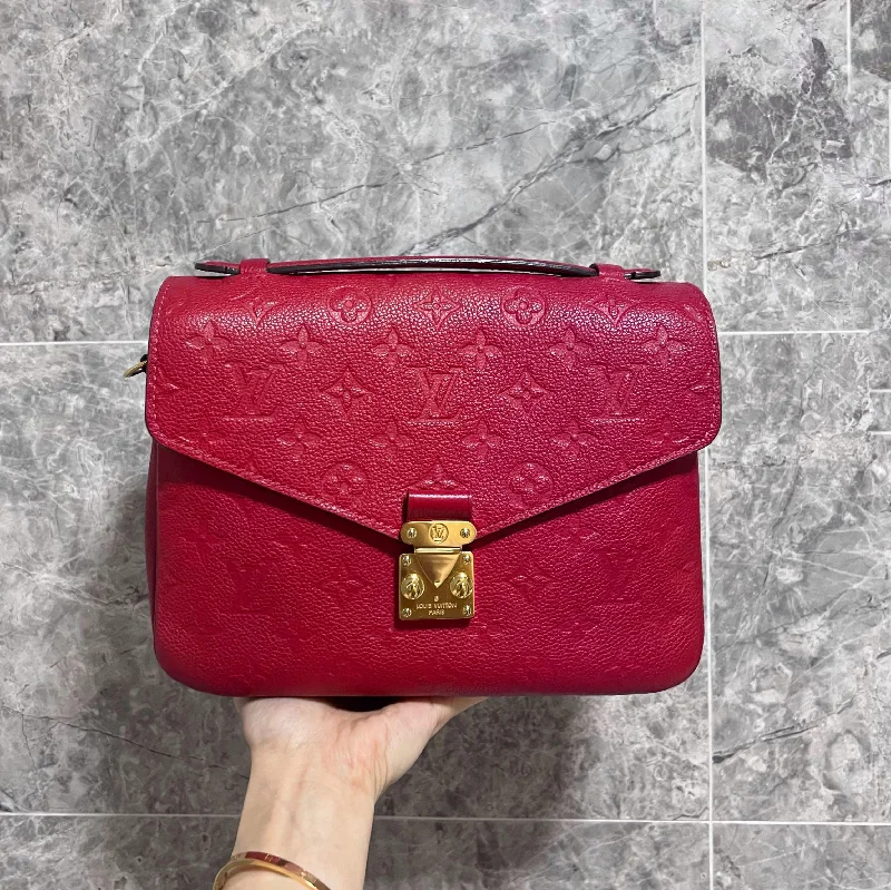 [Clearance] LV Pochette Metis Red monogram Calfskin