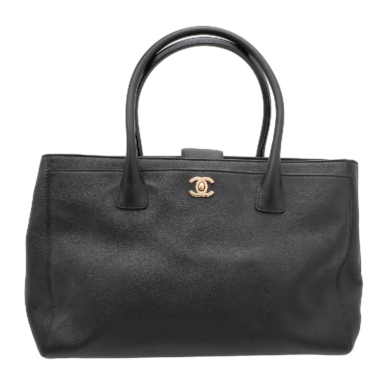 Chanel Black Executive Cerf Tote Bag