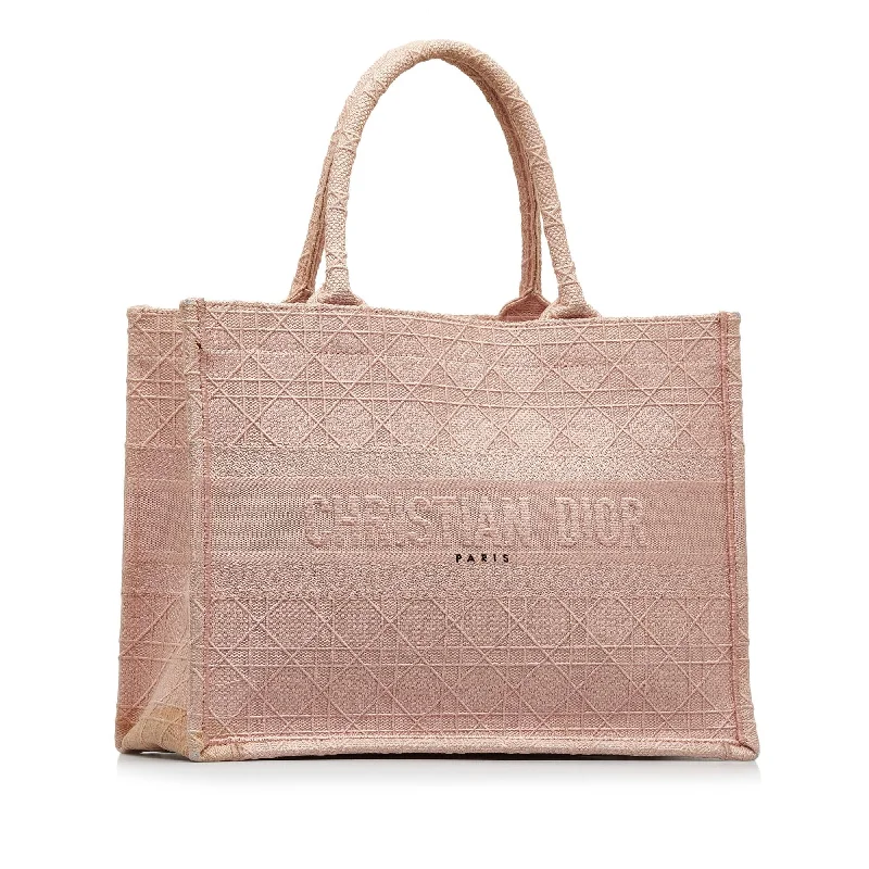 Dior Medium Cannage Embroidered Book Tote (LuB71h)